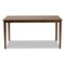 Baxton Studio Eveline Walnut Brown Finished Rectangular Wood Dining Table 165-10520 - alternate 4